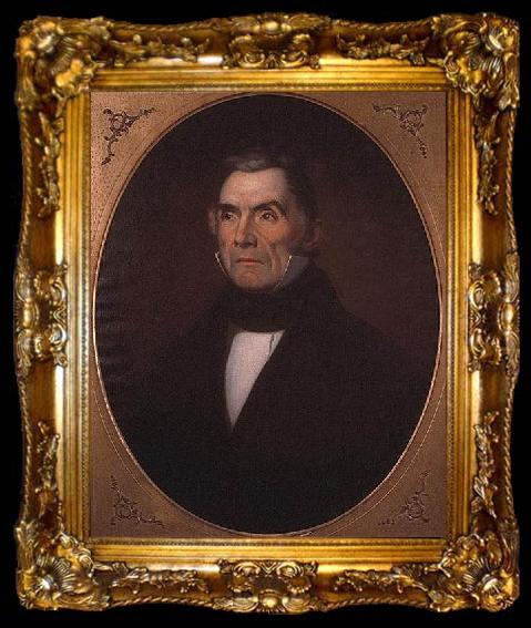 framed  Theophile Hamel Painting: Dr. Wolfred Nelson, ta009-2